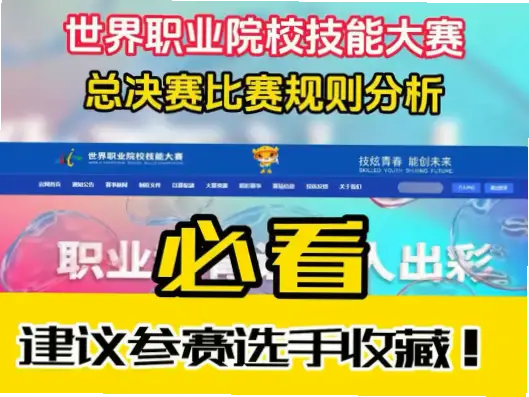 世界职业技能大赛核心参赛规则详解